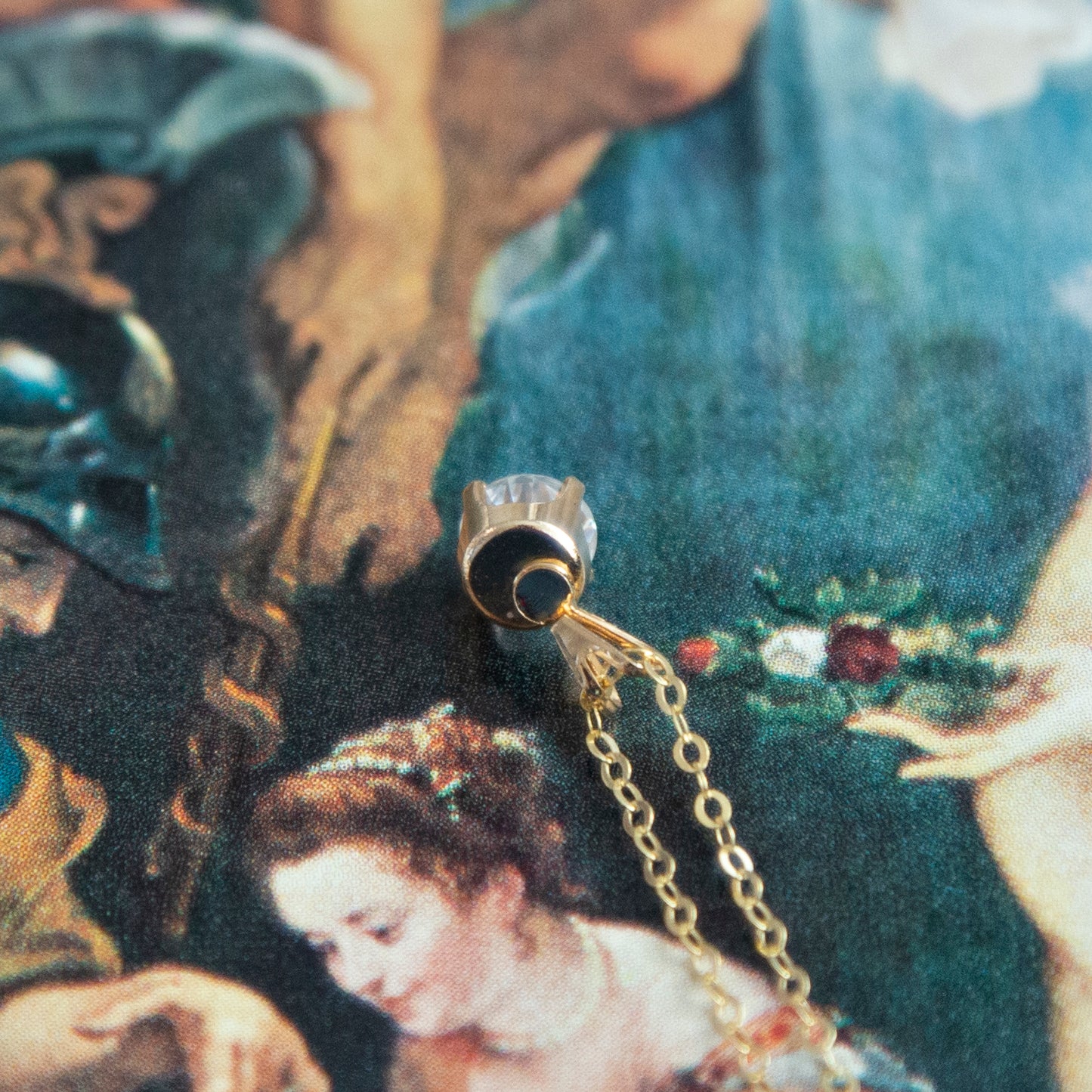 Vintage CZ Crystal Necklace