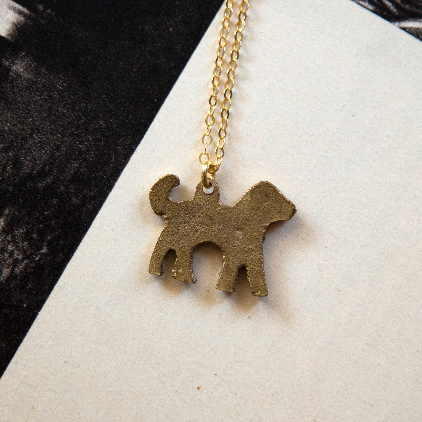 Vintage Dog Charm Necklace