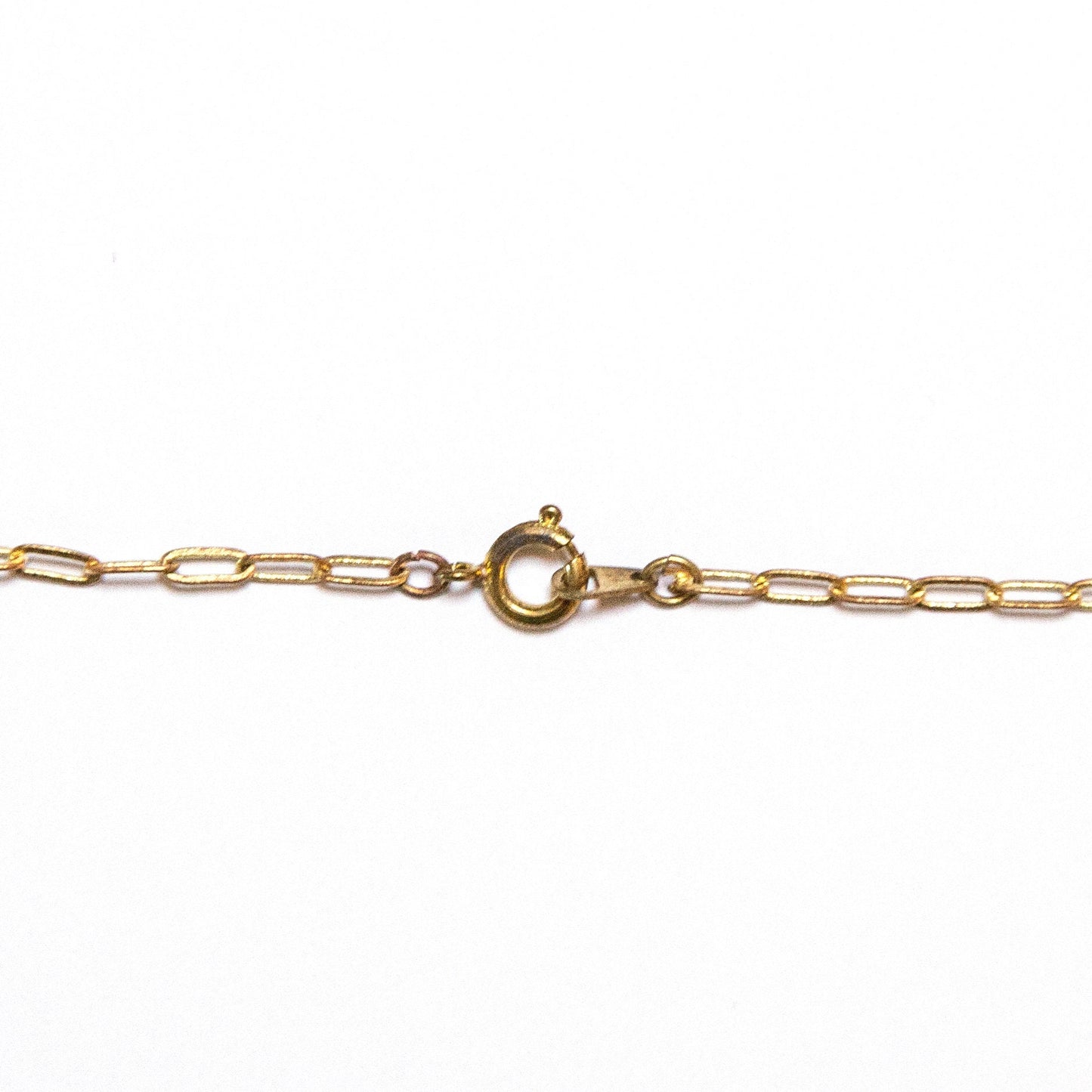 Vintage Mini Paperclip Chain Necklace