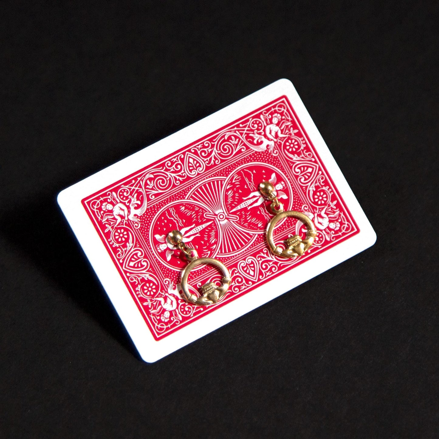 Vintage Gold Stud Earrings