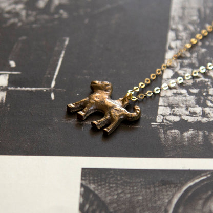 Vintage Dog Charm Necklace