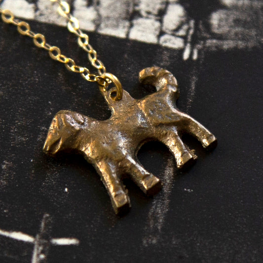 Vintage Dog Charm Necklace