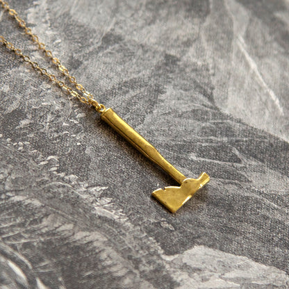 Vintage Axe Charm Necklace