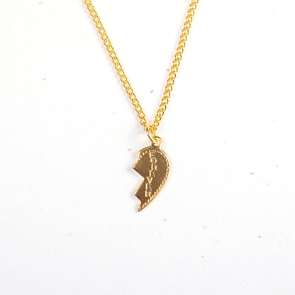 Vintage Broken Heart Necklace
