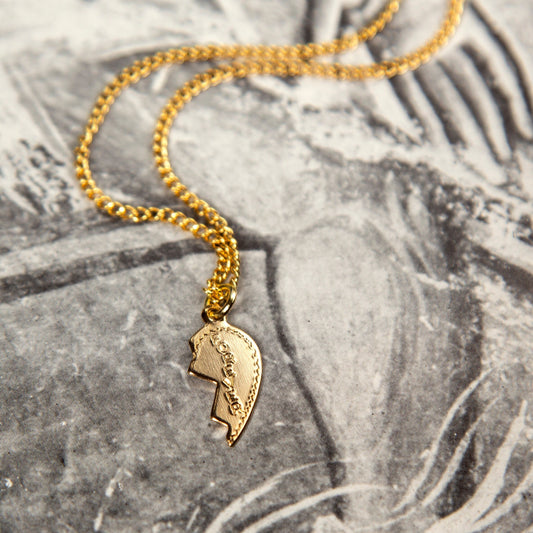 Vintage Broken Heart Necklace