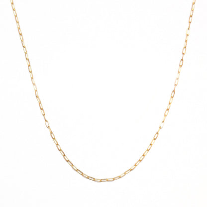 Vintage Mini Paperclip Chain Necklace